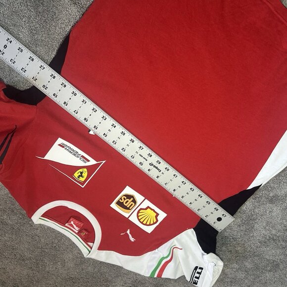 Puma & Scuderia Ferrari T-Shirt Mens Medium F1 Team Santander Racing Formula 1 - Picture 11 of 13
